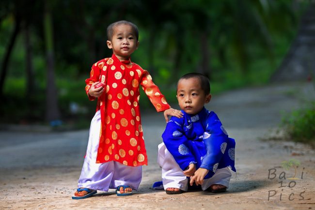 Children with Ao Dai - Vietnam