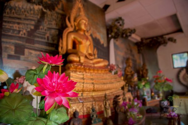 Inside in Temple in Bali