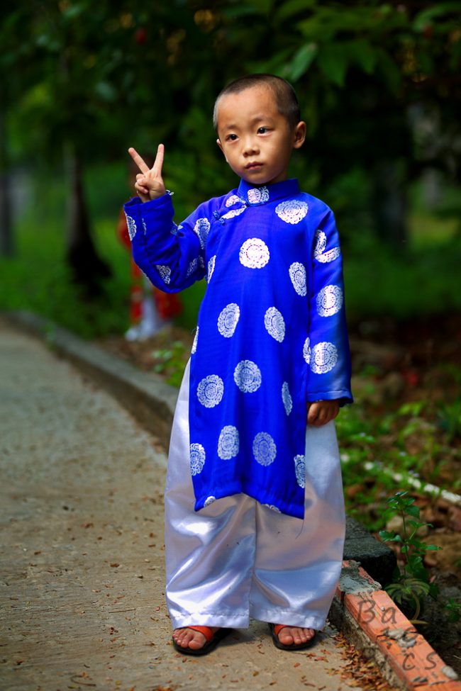 Kid photography - Ao Dai, Vietnam