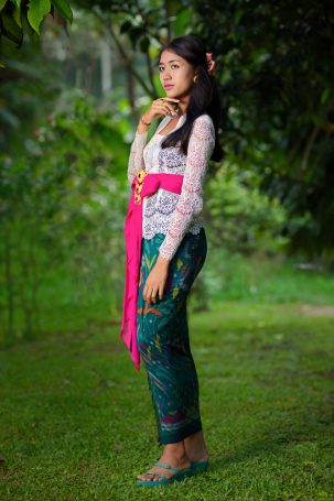 Girl in a forest - Bali