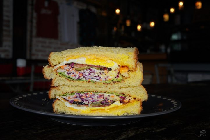 Кулинарна фотография - сандвич с яйца