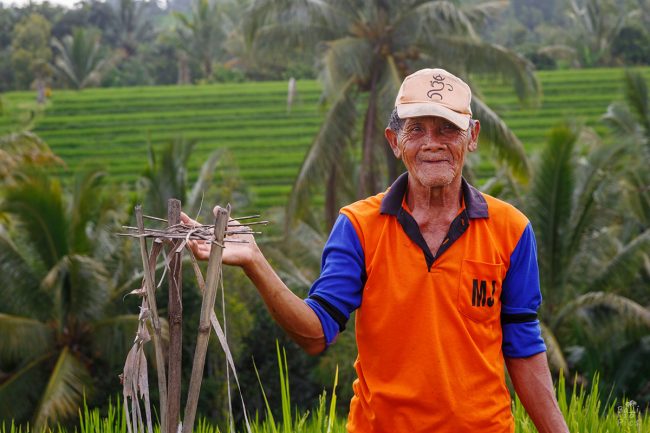 Портрет на балиец - остров Бали