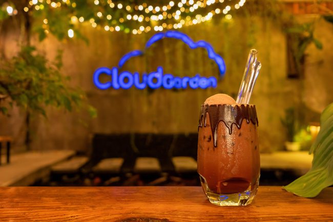 Food photography - chocolate shake