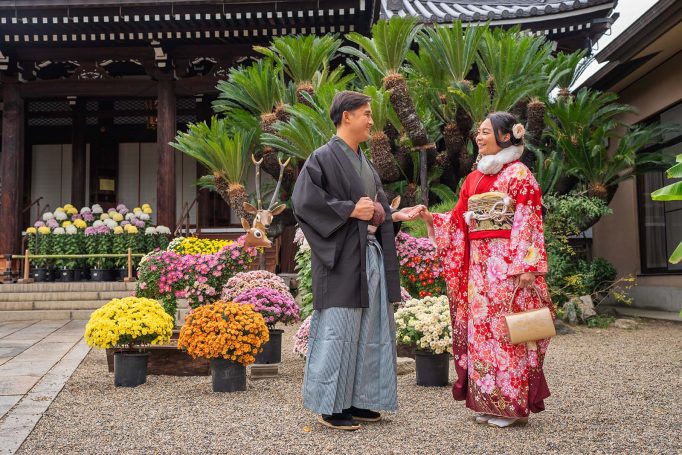 Couple Japan kimono